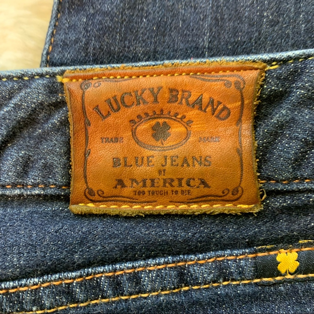 Lucky Brand Lola Skinny Jeans Dark Wash Sz 12/31 - Picture 9 of 13